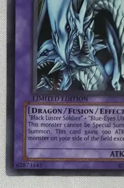 Dragon Master Knight UE02-EN001 Limited Edition Ultra Rare Yugioh Card - Image 5