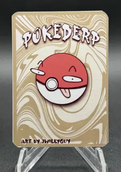 Pokederp CoroCoro Meow Holo - Mew Derpy Fan Art Card - Image 2
