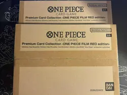 x2 ONE PIECE CARD GAME Premium Card Collection -FILM RED Edition- English Sealed - Image 1