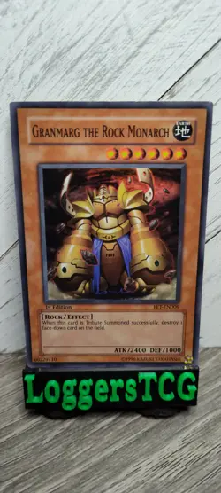 Yu-Gi-Oh! Granmarg the Rock Monarch / FET-EN009 1st Edition LP - Image 1