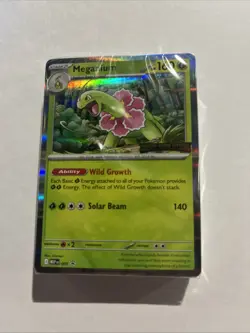 Meganium Mega Evolution Stamped Build and Battle Promo Sealed 40 Card Deck - Image 1