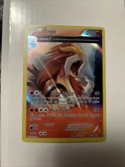 Entei 15/98 Holo Rare - XY Ancient Origins 2015 Pokemon Card NM - Image 1