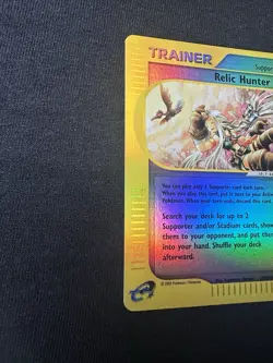 Relic Hunter 120/144 Skyridge 2003 Reverse Holo Pokemon Card TCG - Image 2