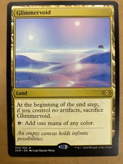 MTG 1x Glimmervoid # 319 Double Masters Modern Magic the Gathering Card x1 NM - Image 1