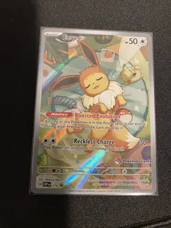 Pokemon Eevee Center Exclusive SV Scarlet & Violet Promo Card Holo #173 - Image 1