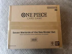One Piece Card Game Seven Warlords of the Sea Binder Set English, Sealed - Image 1