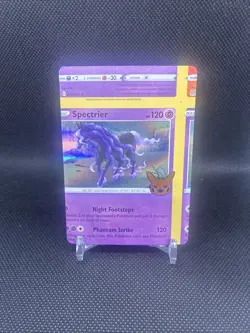 Pokemon Card - Error Miscut NFC Spectrier Trick or Trade 081/196 Holo Rare - Image 1