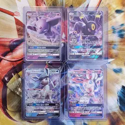Espeon GX + Umbreon GX + Glaceon GX + Sylveon GX - Pokemon Cards - Lot #546 - Image 1