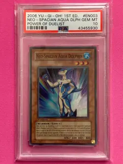 PSA 10 Yugioh Neo-Spacian LOT 2006 POTD 1st edition - Image 3