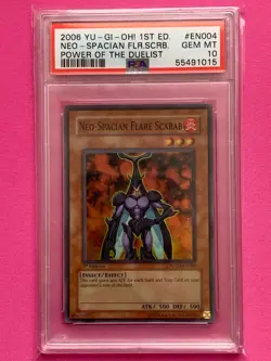 PSA 10 Yugioh Neo-Spacian LOT 2006 POTD 1st edition - Image 4