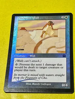 Alabaster Wall FOIL Mercadian Masques NM White Common MAGIC MTG CARD - Image 2