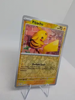 Pikachu [Reverse Holo] 051/162 Reverse Holo Pokemon Temporal Forces TCG Card NM - Image 2