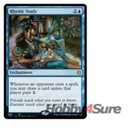 Rhystic Study M/NM Magic: The Gathering MTG Jumpstart - Image 1