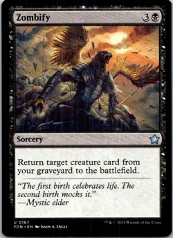 Zombify 187 U Foundations NM MTG - Image 1