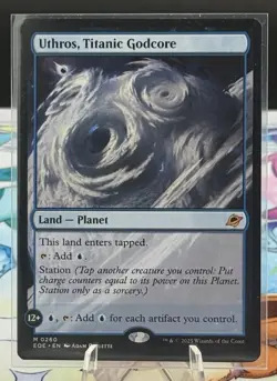 Uthros, Titanic Godcore #260 Near Mint NM EOE Edge of Eternities Magic MTG - Image 1