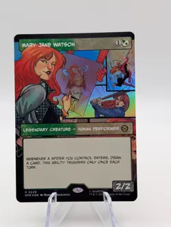Magic the Gathering Spiderman | Mary Jane Watson Borderless FOIL | Pack fresh NM - Image 1