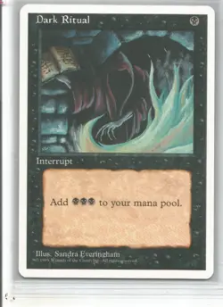 MTG - Dark Ritual - Fourth Edition (4ED) - 99/306 - English - NM - Image 1