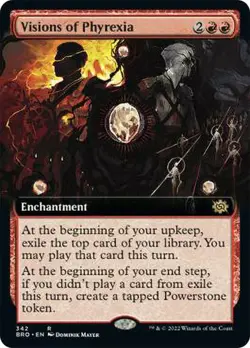 1x (342) Visions of Phyrexia - EXTENDED ART MTG The Brothers' War NM Magic Regul - Image 1