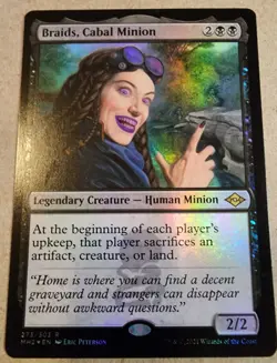 Braids, Cabal Minion - #273 Foil - Modern Horizons 2 - Mtg - Image 1