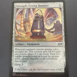 MTG Strength-Testing Hammer x1-Galaxy Foil -Unfinity- NM - Image 2