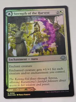 MTG - Strength of the Harvest FOIL - Modern Horizons 3 - Image 1