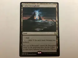 MTG Dominaria CABAL STRONGHOLD Damaged (9493) Graded Power - Image 1