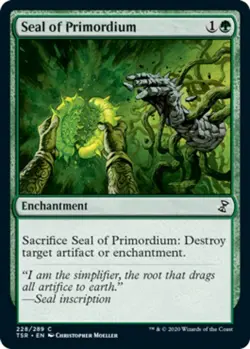 1 x Seal of Primordium - Foil - Time Spiral Remastered - NM-Mint - MTG - Image 1