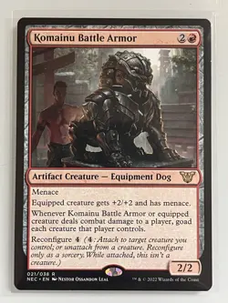Komainu Battle Armor Commander: Kamigawa: Neon Dynasty Regular - Image 1