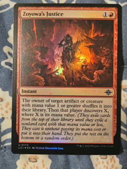 Zoyowa's Justice FOIL Lost Caverns of Ixalan MTG Magic LP - Image 2