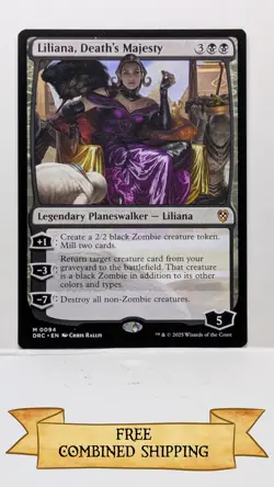 Liliana, Death's Majesty Commander: Aetherdrift Regular - Image 1