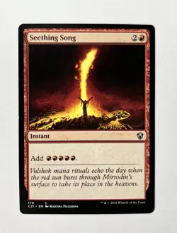 MTG - Seething Song - Commander 2021 - LP #179 - FAST SHIPPING - Image 1
