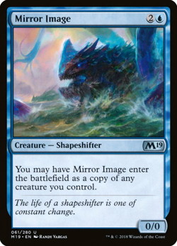 MIRROR IMAGE X 4 N/M- CORE SET 2019 MAGIC THE GAHTERING - Image 1