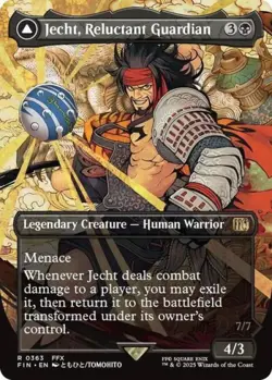 ~ Jecht, Reluctant Guardian (Borderless) ~ NM ~ ~ MTG ~ - Image 1