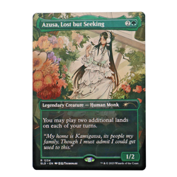 Azusa, Lost but Seeking - Extended Tsubonari (Amazing) Art Secret Lair NM MTG - Image 1