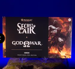 MTG Secret Lair PlayStation God of War Greek Foil Edition Presale - Image 2