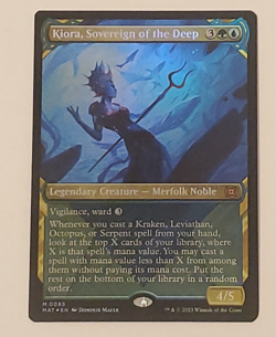 Kiora, Sovereign of the Deep (Showcase FOIL) March of the Machine: The Aftermath - Image 1