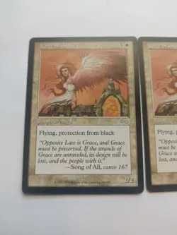 Urza's Saga Voice of Grace x 2 MTG Magic the Gathering LP 54/350 Angel White - Image 2