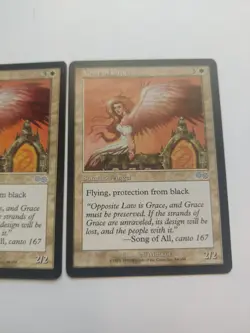 Urza's Saga Voice of Grace x 2 MTG Magic the Gathering LP 54/350 Angel White - Image 3