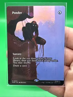 Ponder 0013 Borderless MTG Spider-Man Non-Foil - NM/M - - Image 3