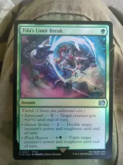 #207 2025 Final Fantasy / Tifa's Limit Break Uncommon FOIL PACK FRESH!! - Image 1