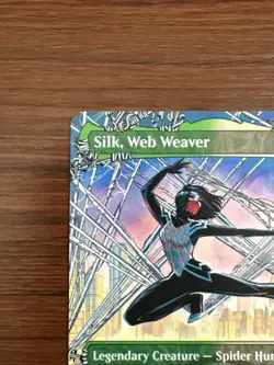 Silk, Web Weaver (Borderless) Marvel's Spider-Man Regular MTG Magic Rare 0215 - Image 2
