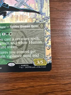 Silk, Web Weaver (Borderless) Marvel's Spider-Man Regular MTG Magic Rare 0215 - Image 4