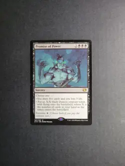 Promise Of Power Magic The Gathering Commander 2014 Regular Rare NM - Image 2