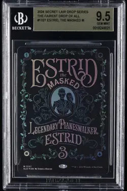 2024 MTG SECRET LAIR DROP SER THE FAIREST DROP OF ALL ESTRID, THE MASKED BGS 9.5 - Image 1