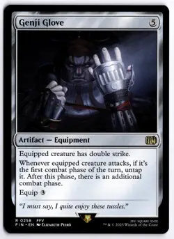 Magic the Gathering MTG Genji Glove R FINAL FANTASY 258 NM - Image 1