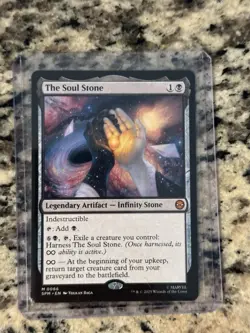 The Soul Stone Marvel's Spider-Man Regular Magic the Gathering Infinity Stone - Image 1