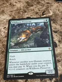 WILDBORN PRESERVER Magic MTG Throne of Eldraine - Image 1