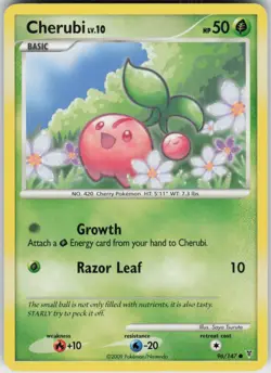 Pokemon TCG Cherubi 96 Supreme Victors Common card Normal - Image 1