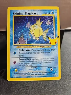 Pokemon TCG Shining Magikarp Holo Card Ultra Rare Celebrations Series 66/64 - Image 1