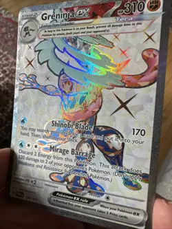 Pokemon TCG. Greninja EX 198/167 Twilight Masquerade Full Art (NEAR MINT) 🐸 - Image 5